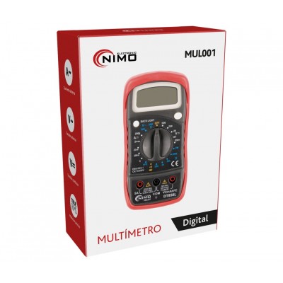 DT850L Multímetro digital básico 3 1/2 dígitos CAT.II 500V
