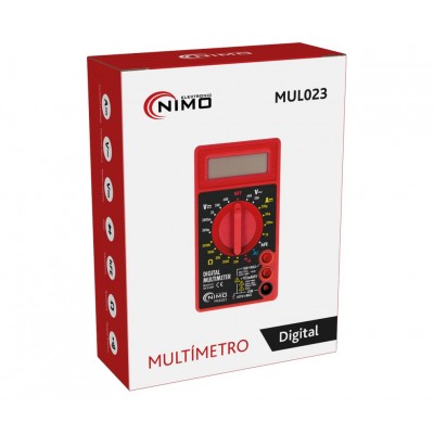 DT-832.5 Multímetro digital 3 1/2 dígitos CAT.II 600V