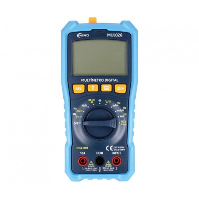 MUL026 - Multímetro digital auto rango True RMS CAT.III 600V