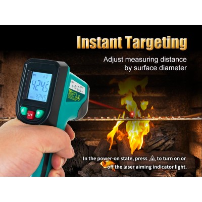 MT-4602 - Termómetro de infrarrojos con puntero láser -50ºC a 600ºC de Proskit