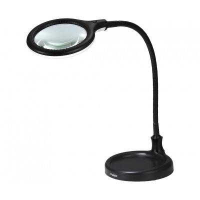Lupa de sobremesa con luz LED FL-25LED
