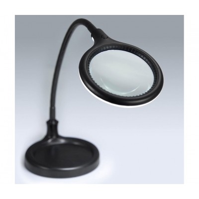 Lupa de sobremesa con luz LED FL-25LED