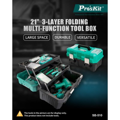 SB-510 Caja de herramientas para almacenaje y transporte de Proskit