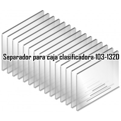 503-132D-P Separador para caja clasificadora 103-132D de Proskit (6 unidades - 90 separadores)