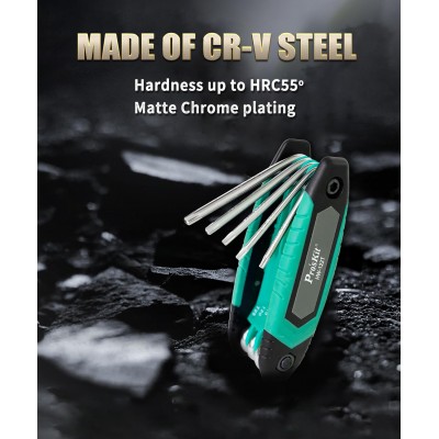 Juego de 8 llaves Torx hueco de mano de Proskit - HW-122T
