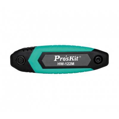 Juego de 8 llaves hexagonales de mano de Proskit - HW-122M