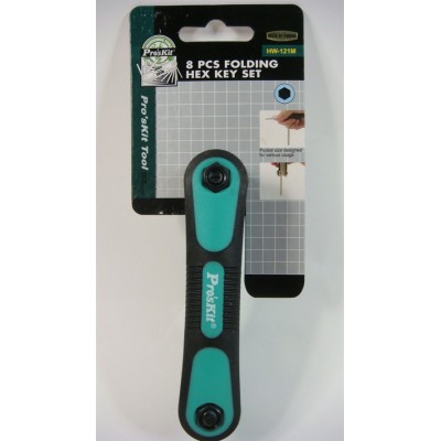 Juego de 8 llaves hexagonales de Proskit - HW-121M