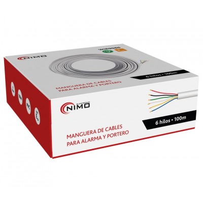 Manguera de cables en CCA para alarma y portero con CPR - WIR9086