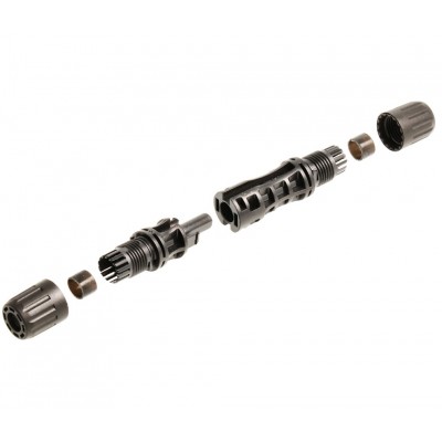 CON957 Conector MC4 M-H para placas solares, 4, 6 y10mm² 1500V (Bolsa 10 unidades)