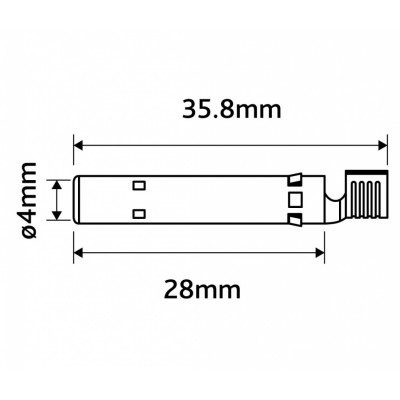 CON950P02 Pin hembra MC4 para conectores de placas solares (Bolsa 50 unidades)