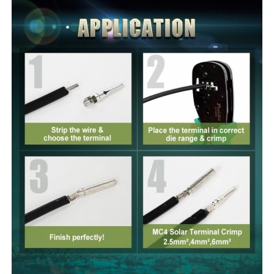 CP-3006FS2 Crimpadora para Conector Placas Solares MC4