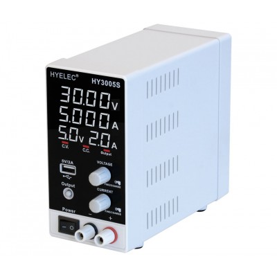 HY3005S Fuente de alimentación Digital Regulable 0-30V/0-5A