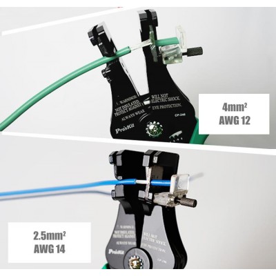 CP-246 Mordaza Pelacables para Cable Placa Solar