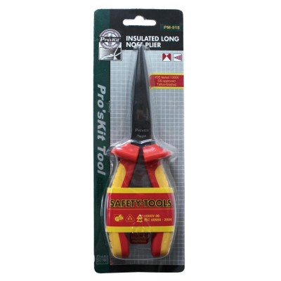 PM-918 Alicate de puntas largas y corte para electricista 1000V - IEC 609000/200mm de Proskit