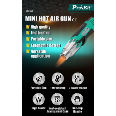 SS-628F - Tobera de aire caliente 250W/500W de Proskit