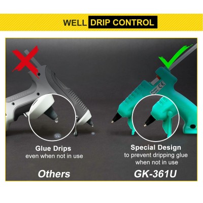 GK-361U Pistola de pegamento por fusión con batería de Litio 7W de Proskit