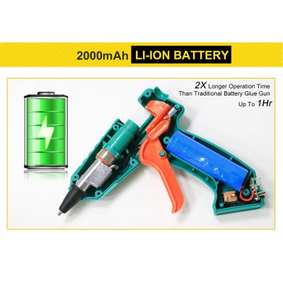 GK-361U Pistola de pegamento por fusión con batería de Litio 7W de Proskit