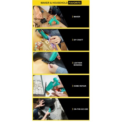 GK-361U Pistola de pegamento por fusión con batería de Litio 7W de Proskit