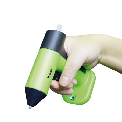 GK-366U Pistola de pegamento por fusión con batería de Li-ion 3,7V/2000mAh de Proskit