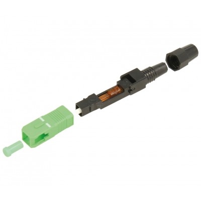 CON980 - Conector rápido fibra óptica SC/APC (10 unidades)