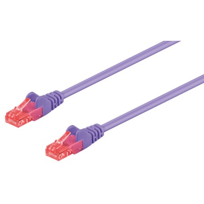 Conexión UTP Cat.6 RJ45 macho - macho 0.50m Colores
