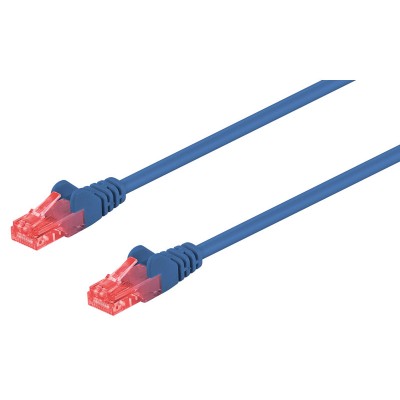 Conexión UTP Cat.6 RJ45 macho - macho 0.50m Colores