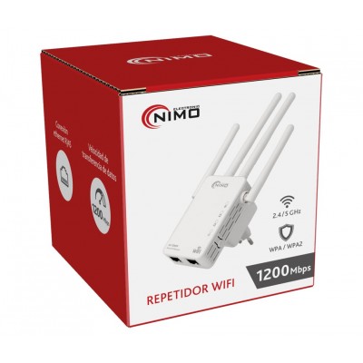 Repetidor WiFi wireless dual band 2,4Ghz y 5Ghz  -  ACINT302