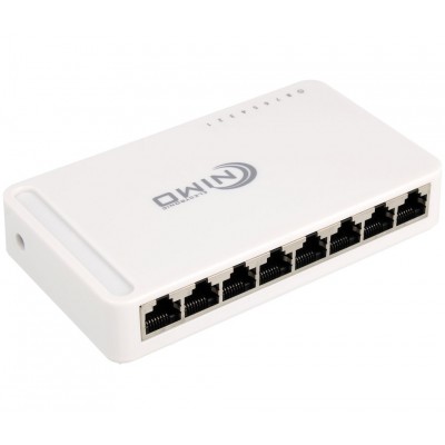 Switch Gigabit 100/1000Mb 8 puertos RJ45 FTP Plug and Play - ACINT010