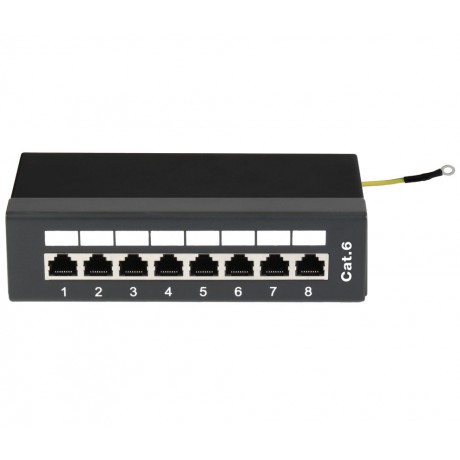 Caja de conexión RJ45 Cat.6, 8 puertos - BOX056