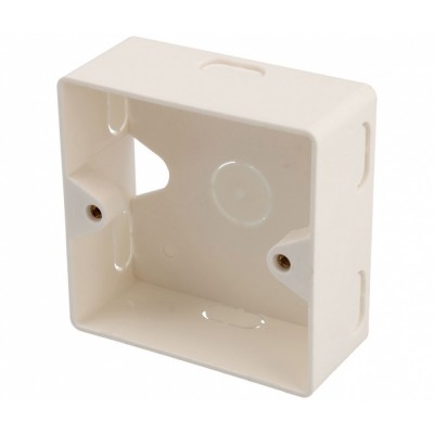 Caja para mecanismo, superficie o empotrar 80x80mm - BOX059