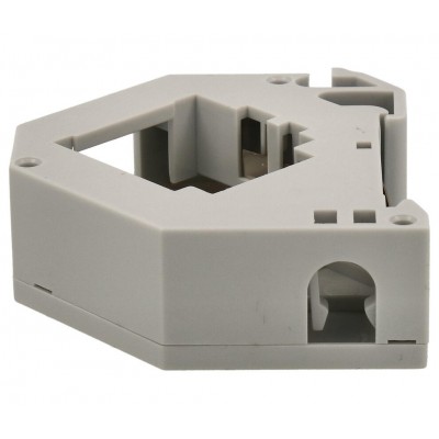 Caja para conexiones Keystone 1 puerto para carril DIN - BOX066