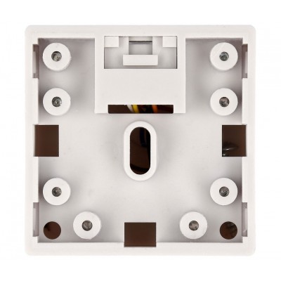 Roseta mural salida lateral RJ45, conexión tornillo, (Bolsa 5 unidades) - CON071