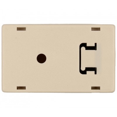 Roseta mural salida lateral RJ45, crimpado (Bolsa 5 unidades) - CON072