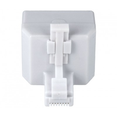 Adaptador RJ45 macho a 2 hembras (Bolsa 10 unidades) - CON078