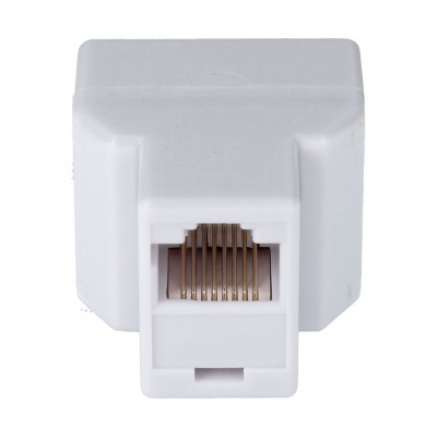 Adaptador RJ45 1 hembra a 2 hembras (Bolsa 10 unidades) - CON079