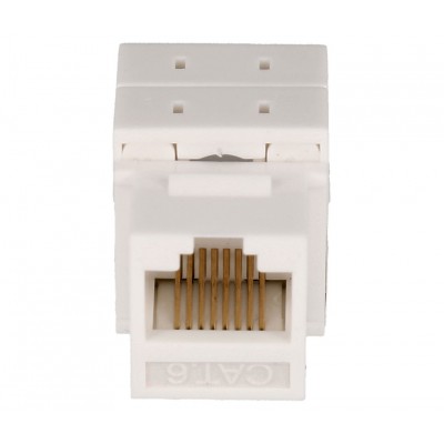 Conector Keystone RJ45 Cat.6 UTP hembra tool-less IDC 110 90º (Bolsa 25 unidades) - CON925