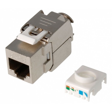 Conector Keystone RJ45 Cat.6 FTP hembra tool-less 180º (Bolsa 10 unidades) - CON926