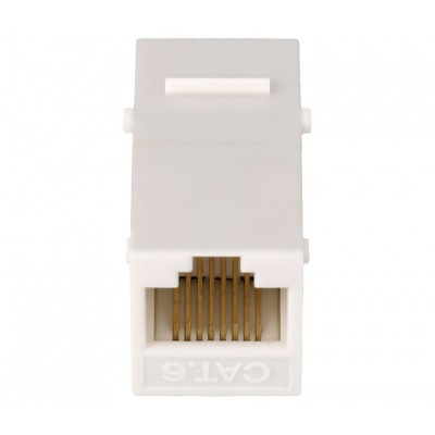 Adaptador Keystone RJ45 Cat.6 UTP hembra-hembra panel (Bolsa 10 unidades) - CON927