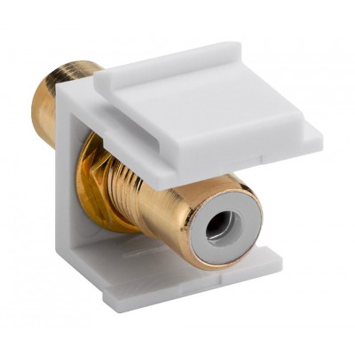 Módulo Keystone RCA audio Blanco (Bolsa 5 unidades) - CON1064