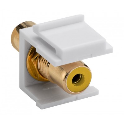 Módulo Keystone RCA audio amarillo (Bolsa 5 unidades) - CON1065