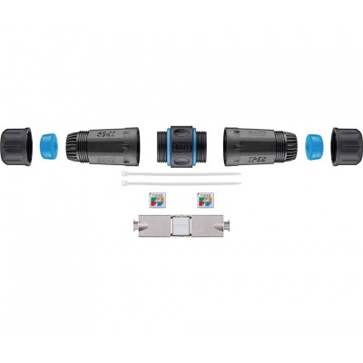 Conector empalmador cable LAN FTP Cat.6A tool-less - CON1143