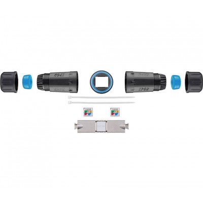 Conector empalmador cable LAN FTP Cat.6A tool-less - CON1143