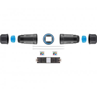 Conector empalmador cable LAN UTP Cat.6A tool-less - CON1144