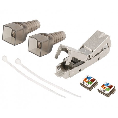Conector empalmador cable LAN FTP Cat.6A tool-less (2 unidades) - CON1146