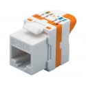 Conector Keystone RJ45 Cat6 UTP hembra Tool-less 180º (5 unidades) - CON1147
