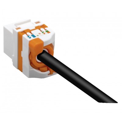 Conector Keystone RJ45 Cat6 UTP hembra Tool-less 180º (5 unidades) - CON1147