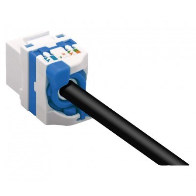 Conector Keystone RJ45 Cat6A UTP hembra Tool-less 180º (5 unidades) - CON1148