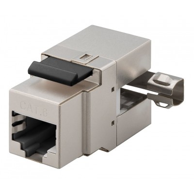 Conector Keystone RJ45 Cat.6 FTP hembra tool-less 180º (10 unidades) - CON1158