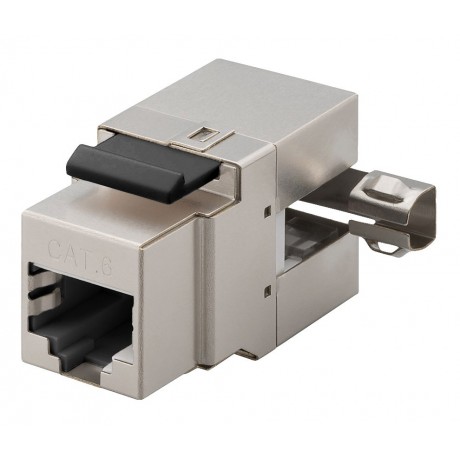 Conector Keystone RJ45 Cat.6 FTP hembra tool-less 180º (10 unidades) - CON1158