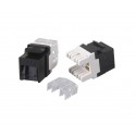 Conector Keystone RJ45 Cat.6 UTP hembra tool-less (25 unidades) - CON1161
